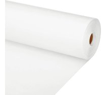 PATIKIL Zīmēšanas papīra rullis 90 cm x 50 m Zīmēšanas papīrs 70 g/m² Papīra rullis Kraftpapīrs Gleznošanas papīrs Skicēšanas papīrs Papīrs Amatniecības papīrs Gleznošanas papīrs Gleznošanas papīrs Dāvanu iepakojums Balts