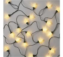 EMOS Retro LED pasaku gaismiņas, 9,8 m Ziemassvētku pasaku gaismiņas + 5 m kabelis, 50 LED, 8 gaismas režīmi, barošanas avots ar taimeri 6 H/18 h, IP44, izmantošanai iekštelpās un ārpus telpām, silti balts