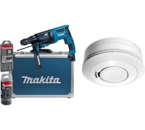 Makita HR2631FT13 Kombinētais āmurs SDS-PLUS 26 mm alumīnija korpusā & Ei Electronics Ei650 dūmu detektors, dūmu detektors, autonoma ierīce ar akumulatoru 10 gadiem, Test Winner Stiftung