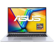 ASUS Vivobook 16 klēpjdators | 16 collu WUXGA Anti-Glare IPS displejs | AMD Ryzen 5 7430U | 16 GB RAM | 512 GB SSD | AMD Radeon | Windows 11 | QWERTZ tastatūra (vācu izkārtojums) | Cool Silver