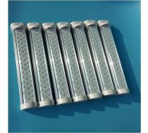 LED kukurūzas spuldze, 7 gabali, 2G11, 12 W, 38 x 320 mm, CE ROHS 2G11, LED caurspīdīgs apvalks, alternatīva PLL 24 W (dabīgi balta 4000 K)