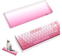 MAMBASNAKE Premium akrila 68 taustiņu tastatūras vāciņš pret putekļiem, ūdensnecaurlaidīgs, caurspīdīgs, aizsargājošs pret klaviatūras bloķēšanu, piemērots TKL PC mehāniskajai spēļu tastatūrai, 12,2 x 4 x 0,9 collas, saderīgs ar K68