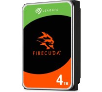 Seagate FireCuda ST4000DXA05 4TB iekšējais cietais disks 3,5 collu 7200 apgr./min CMR 256 MB kešatmiņa 256 MB SATA 6GB/s sudraba krāsā ar 3 gadu glābšanas servisu FFP