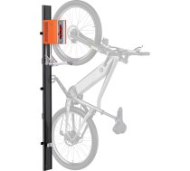 monTEK automātiskais velosipēdu pacēlājs - vertikāls velonovietne smagiem velosipēdiem (līdz 32 kg) - viegla montāža, vietu taupošs sienas stiprinājums garāžai, nojumei, mājai - 24-29 collu riepām, e-velosipēdiem
