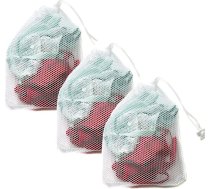 3 x veļas maisiņš 30 x 40 cm Neto veļas mašīna Droša lietošana soma Delikāta veļas mazgāšana Neto maisiņš