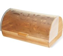 Maestro MR-1674S Maizes kaste, bīdāms vāks, maizes un konditorejas izstrādājumu uzglabāšanas konteiners, elegants dizains, koks, akrils, maizes kaste, 37 x 22 x 17 cm