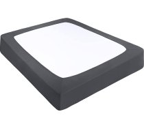 PiccoCasa Box Spring Cover Stretchy Fabric 4 puses Bedskirt Wrinkle Free Home Elastīgs matrača pārvalks Piemērots matracis līdz 14 collu Slate Grey King