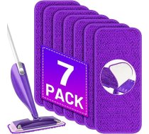Papclean daudzkārt lietojami mopu spilventiņi, kas saderīgi ar Swiffer Wet Jet Mopu - uzpildes mazgājamās mikrošķiedras salvetes Swiffer Wetjet 12" mitrai un sausai koka grīdas tīrīšanai