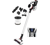Emerio UVC-13095959, Bezvadu putekļsūcējs, 2 sūkšanas līmeņi, 130 W, 22,2 V, 2200 mAh, HEPA H11 filtrs, melns/balts, 130 W, 1,2 litri