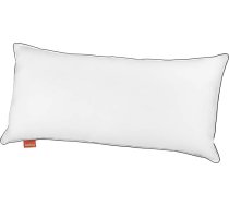 liebling 196523 Hotel Pillow | Augstumu regulējams spilvens | 100% mīksta kokvilna ar pelēku apdari | Ražots ES | Ökotex | Cietā versija ar 950 g pilnšķiedras | 40 x 80 cm, balts