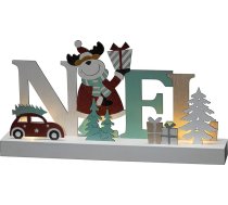 Konstsmide Noël 3275-500 LED koka siluets Krāsains 6H taimeris 4 silti baltas gaismas diodes ar akumulatoru Iekštelpu 2 x AA 1,5 V (izņemot)