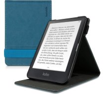 kwmobile vāciņš Kobo Clara HD - PU ādas e-lasītāja vāciņš ar iebūvētu siksniņu un statīvu - benzīns