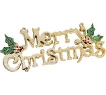 NT-ling Designs Merry Christmas Signs, Dekoratīvās Glitter karājas zīmes, Zelta Ziemassvētku vainags rotājumi, Piekaramie aksesuāri