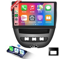 Hodozzy Android auto radio Toyota Aygo/Peugeot 107/Citroen C1 2005-2014 ar Carplay/Android Car, 10,1 collu autoradio Bluetooth WiFi/GPS/HiFi/RDS/FM/USB priekš iOS