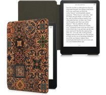 kwmobile Korķis, kas saderīgs ar Amazon Kindle Paperwhite (11th Gen - 2021) - Korķa vāciņš aizsargvāciņš - Modelis Brown Blue Red