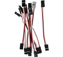 Maihuijia 100 mm Servo-Stecker auf Stecker, Verlängerungskabel für Jr Futaba