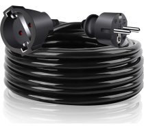 EXTRASTAR 5 m pagarinātājs ar aizsargdakšu, maksimālā jauda 3680 W, 3G*1.5mm², birojam, mājai, melns