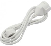 5m 16A 25V~2P+E barošanas kabeļa pagarinājuma vads H5VV-F 3G1.5mm² pagarinājuma aukla / pagarinājuma vads balta (5m)