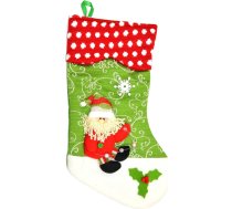 Shatchi Dizaineris Ziemassvētku zeķes zaļš Xmas zeķu rotājumi 5310