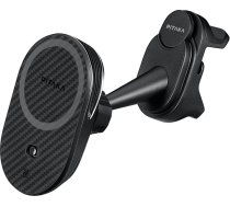 pitaka Mobilā tālruņa turētājs ar uzlādes funkciju Automašīnas stiprinājums 15 W lādētājs iPhone 15/14/13 ar NFC 360° pagriežams Tesla Model 3/Y [MagEZ Car Mount Pro 2]