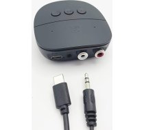 Bluetooth 5.2 uztvērējs ar NFC adapteri AUX/RCA jack 3,5 mm bezvadu Bluetooth audio adapteris Atbalsta USB TF karti