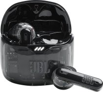 JBL Tune Flex Ghost austiņas - ūdensnecaurlaidīgas austiņas ar trokšņu slāpēšanu, Bluetooth un līdz 32 stundām ilgu akumulatora darbības laiku - melnas Ghost