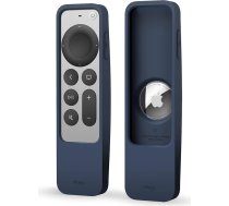 elago R5 Locator Case saderīgs ar Apple TV 4K Siri tālvadības pulti 3. paaudzes (2022) un 2. paaudzes (2021) un saderīgs ar Apple AirTag (Jean Indigo)