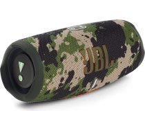 JBL Charge 5 Bluetooth skaļrunis, ūdensnecaurlaidīgs portatīvais bumbokss ar iebūvētu barošanas bloku, viena akumulatora uzlāde līdz 20 stundām bezvadu mūzikas baudīšanas, kamuflāžas krāsā