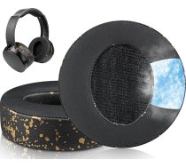 SOULWIT dzesējošā gela rezerves auss spilventiņi Sony MDR-XB950 XB950BT XB950B1 XB950B1 XB950N1 XB950AP austiņu austiņu austiņām ar ledus zīda audumu, augsta blīvuma putas aizsardzībai pret troksni