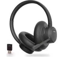 2globes Hybrid Lite: Bezvadu austiņas birojam, tālrunim un datoram: DECT un Bluetooth austiņas ar ANC, ENC, USB-A donglu un somu - bezvadu austiņas birojam, tālrunim un datoram