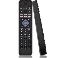 Universāla Philips TV tālvadības pults - saderīga ar visiem Philips Smart TV, LED, LCD, HDTV, 3D televizoriem - Netflix, YouTube pogas