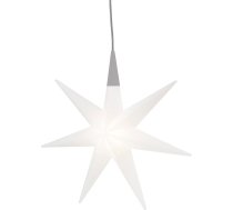 8 sezonu dizains Shining Glory Star LED Ziemassvētku zvaigzne (70 cm, balta) ar krāsu mainītāju (15 krāsas), ar spuldzīti, karājas zvaigzne XXL, izgaismots Ziemassvētku rotājums, izmantošanai iekštelpās un ārpus telpām