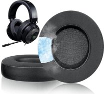 SOULWIT® Profesionāli rezerves ausu spilventiņi Razer Kraken Pro V2, Kraken 7.1 V2, Kraken Stormtrooper austiņām (melni-dzesēšanas gels)