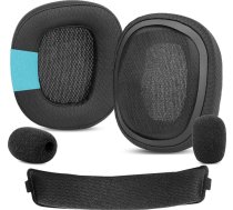 TaiZiChangQin Rezerves ausu spilventiņi, kas saderīgi ar Logitech G935 G635 G935 G933 G633 G933s G633s G633s G633s G633s G633s Bezvadu spēļu austiņas Audums