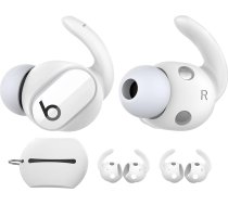 AHASTYLE Ausu spilventiЕ†i Beats Studio Buds Silikona 3 pДЃri ausu ДЃД·Д«ЕЎi NeslД«doЕЎs austiЕ†u vДЃciЕ†ЕЎ Neiederas uzlДЃdes korpusДЃ: SaderД«gs ar Beats Studio Buds 2021 (balts).