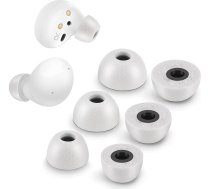 Putuplasta austiņas Samsung Galaxy Buds2 Pro, maksimāls komforts un nemainīga piemērotība ar atmiņas putu uzgaļiem, pelēkas krāsas