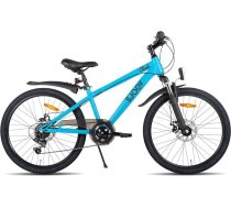 SJOEF Climb bērnu velosipēds / kalnu divritenis 24 collas | No 8-12 gadiem | Bērnu velosipēds zēniem / jauniešiem | MTB ar 6 Shimano pārnesumiem un disku bremzēm