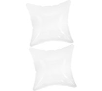 Gatuida Pack of 2 Salokāms matrača spilvenu pārvalks izgatavots no zīda Piepūšamais ceļojumu spilvens Krēsla spilvens Āra gaisa maiss Piepūšamais sēdekļa spilvens Portatīvais dīvāna spilvens Piepūšamais spilvens kempingam PVC
