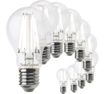 SUNSEED 10x balta kvēlspuldze LED klasiskā spuldze E27 12 W, kas aizstāj 100 W silti balto 3000 K