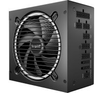 klusēt! Pure Power 13 M 850W barošanas bloks, 80 Plus® Gold efektivitāte, ATX 3.1 barošanas bloks, piemērots PCIe 5.1 GPU, 120 mm be quiet! Ventilators, iespējama daļēji pasīvā darbība, LLC tehnoloģija, Single Rail