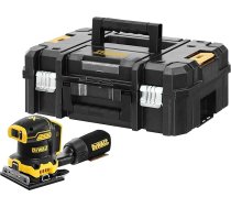 Dewalt DCW200NT 18 V akumulatora vibrācijas slīpmašīna (bezsuku motors, elektroniska ātruma regulēšana, Velcro sistēma ātrai papīra nomaiņai, putekļu nosūcējs, paredzēta visiem 18 V Flexvolt akumulatoriem)
