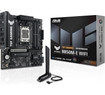 ASUS TUF Gaming B850M-E WiFi pamatplate Socket AMD AM5 (Micro-ATX, DDR5 atmiņa, PCIe 5.0, 3X M.2, WiFi 6E, Aura Sync)