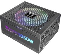 Thermaltake Toughpower PF1 1050W ARGB PC ATX baroЕЎanas bloks 80-Plus Platinum, pilnД«bДЃ modulДЃrs, ar 140 ventilatoriem, sertificД“ts ES, melns