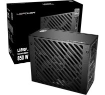 LC-Power LC850P V3.0 PC baroЕЎanas bloks 850 W 80 Plus Platinum, 850 W PSU modulДЃra ATX 3.0, atbalsta 12VHPWR GPU, 135 mm ventilators, plakans kabelis