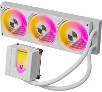 upHere E360TC AIO ūdens dzesēšana 360 mm, ARGB ventilators (600-1800 RPM), ūdens dzesēšana datoram, efektīvs CPU ūdens dzesētājs ar magnētisko vāku, elastīgs dizains, saderīgs ar Intel 1851 1700 un AMD AM5 AM4