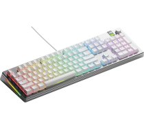 Glorious Gaming GMMK 3 PRO: Pilni izmēri 100 %, alumīnija pamatne un apgaismojuma sistēma, karstā nomaiņa (MX-Schalter), skaldīšanas mehānisms, plakanas tastatūras, ASV QWERTY - Silber