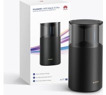HUAWEI WiFi Mesh X1 Pro maršrutētājs, 3,6 Gbps, Dual Band WLAN 7, daudzlīmeņu barošanas antena, četri 2,5 GE porti, estētisks dizains, piemērots lietošanai mājās, bez DSL funkcijas, spēlēšanai, 30 mēnešu garantija