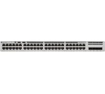 Cisco Catalyst 9200L - tīkla priekšrocība - komutators - L3-48 x 101001000 + 4 x 10 Gigabit SFP+ (augšupsaite) - montējams statnē