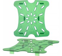 Drenāžas tvertne 1,9 / 3,8 l 159x152x16 mm konteineriem - zaļa krāsā