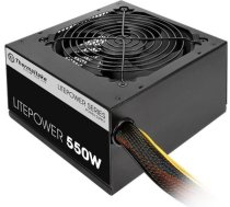 Litepower ii black 550w (aktīvais pfc, 2xpeg, 120mm, viena sliede)